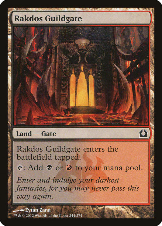 Rakdos Guildgate [Return to Ravnica] [Foil]