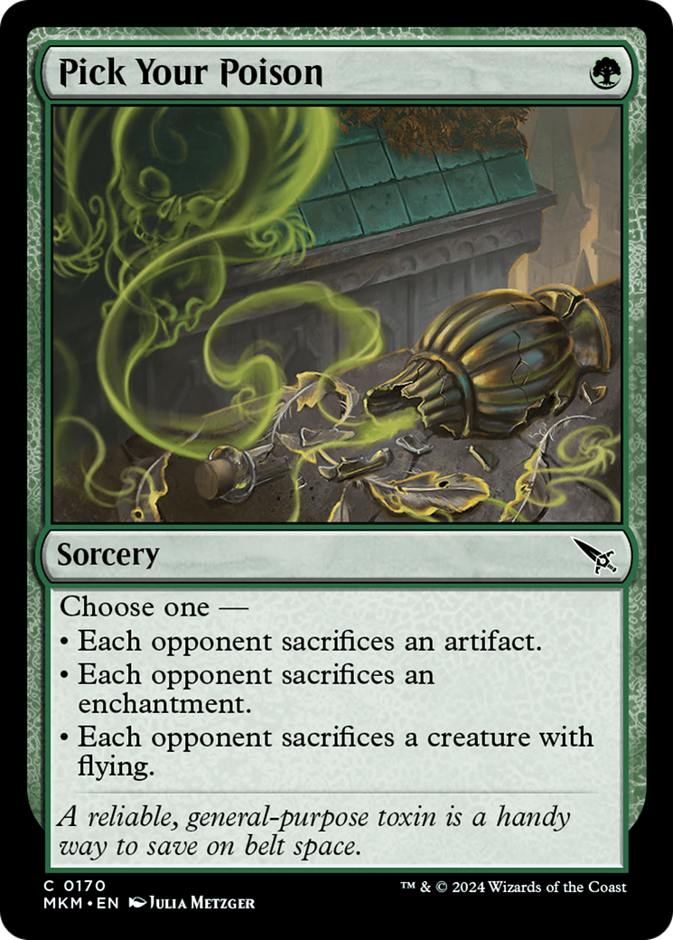 Pick Your Poison [Murders at Karlov Manor] [Foil]