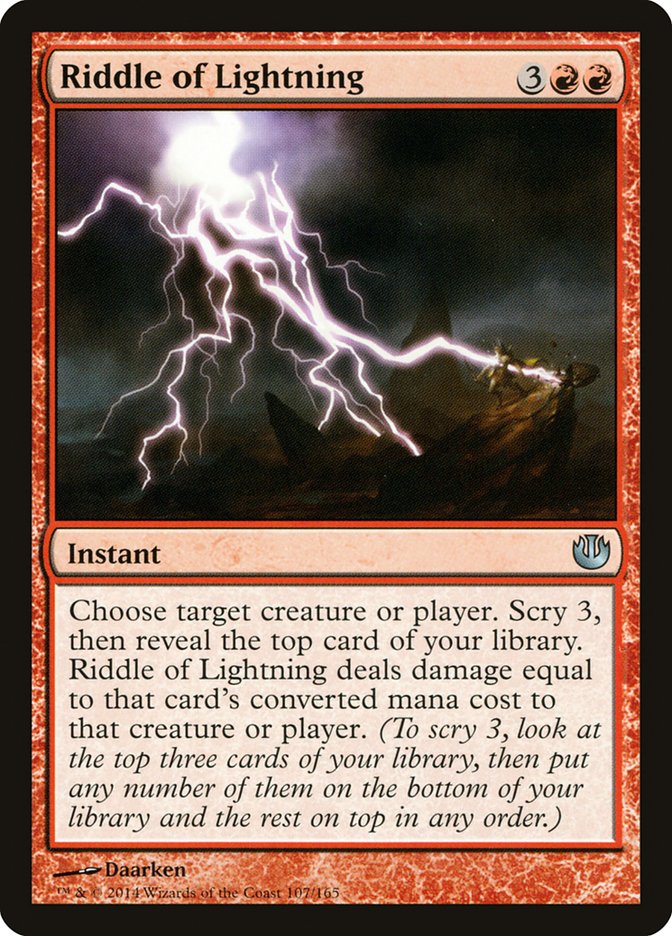 Riddle of Lightning [Journey into Nyx] [Foil]