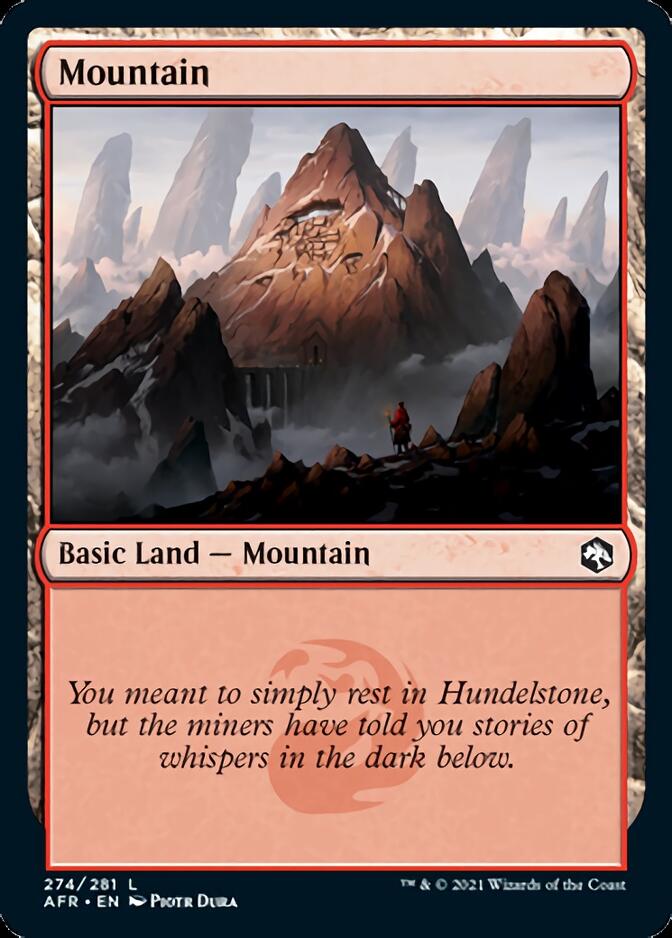Mountain (274) [Dungeons & Dragons: Adventures in the Forgotten Realms] [Foil]