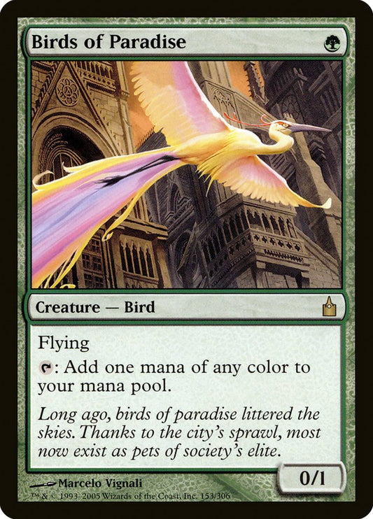 Birds of Paradise [Ravnica: City of Guilds] [Foil]