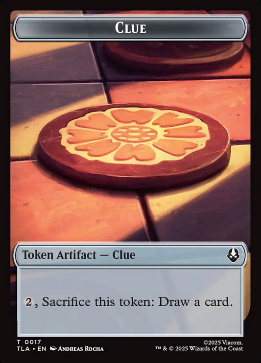 Ally 0006 // Clue 0017 Double-Sided [Avatar: The Last Airbender Tokens] [Foil]