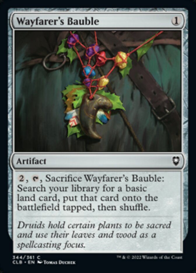 Wayfarer's Bauble [Commander Legends: Battle for Baldur's Gate] [Foil]