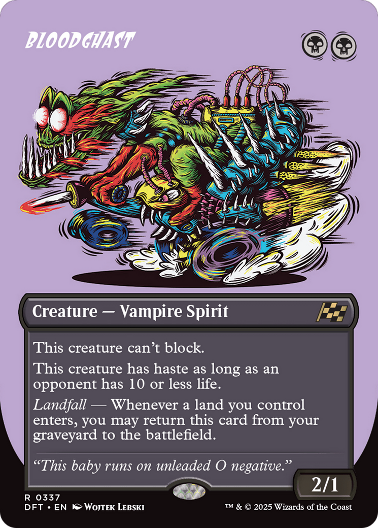Bloodghast (Borderless) [Aetherdrift] [Foil]