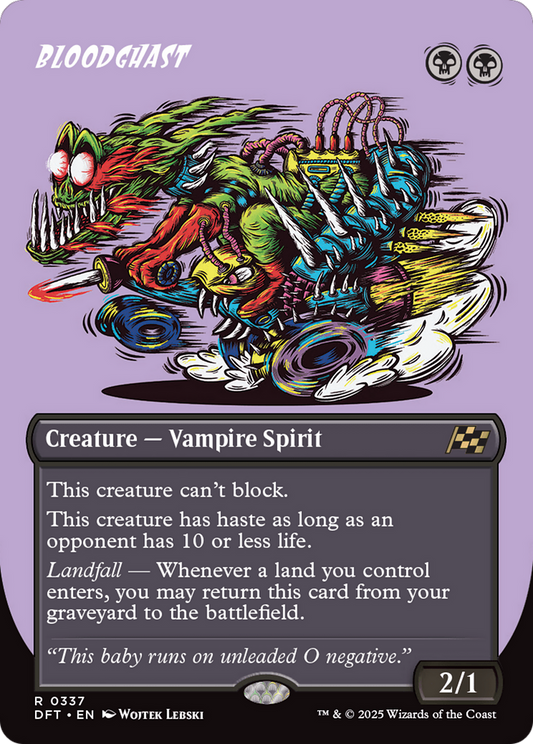Bloodghast (Borderless) [Aetherdrift] [Foil]