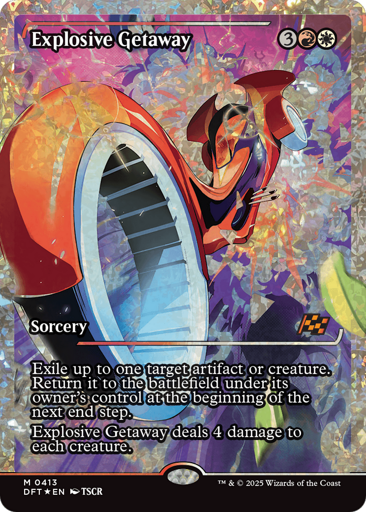 Explosive Getaway (Promo Pack) [Aetherdrift Promos] [Foil]