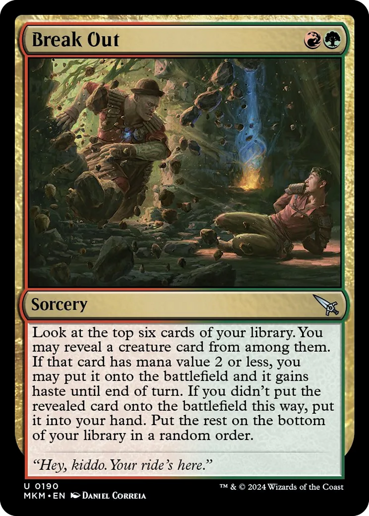 Break Out (Blue) [Murders at Karlov Manor] [Foil]