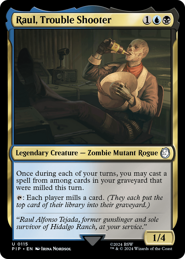 Raul, Trouble Shooter [Fallout] [Foil]