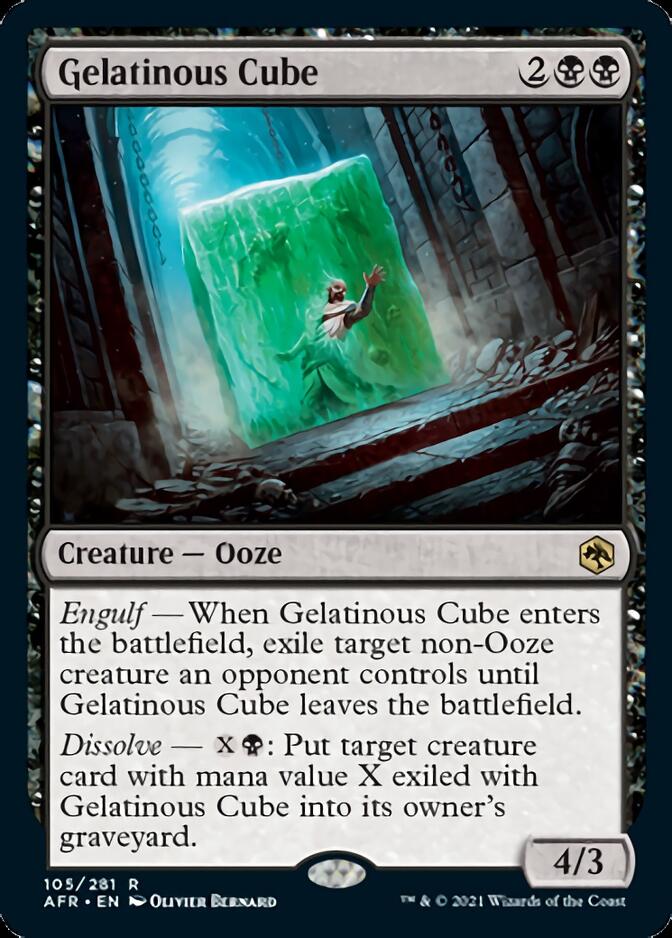 Gelatinous Cube [Dungeons & Dragons: Adventures in the Forgotten Realms] [Foil]