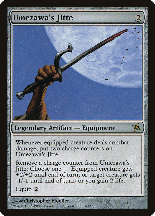 Umezawa's Jitte [Betrayers of Kamigawa] [Foil]