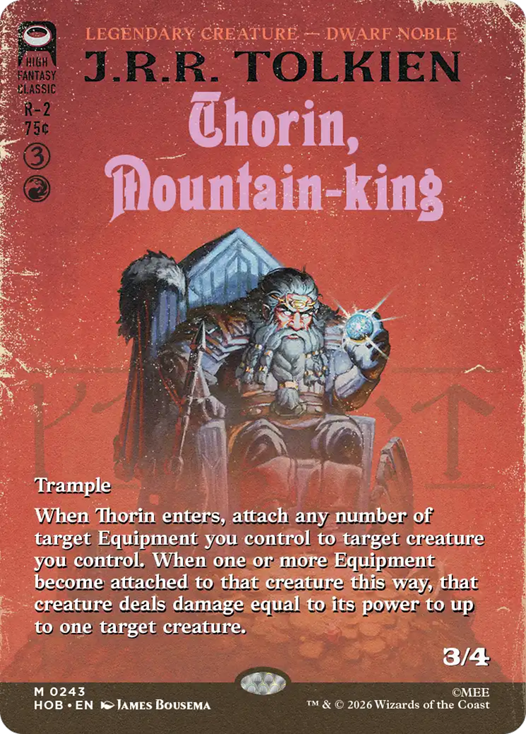 Thorin, Mountain-king (Borderless) [The Hobbit] [Foil]