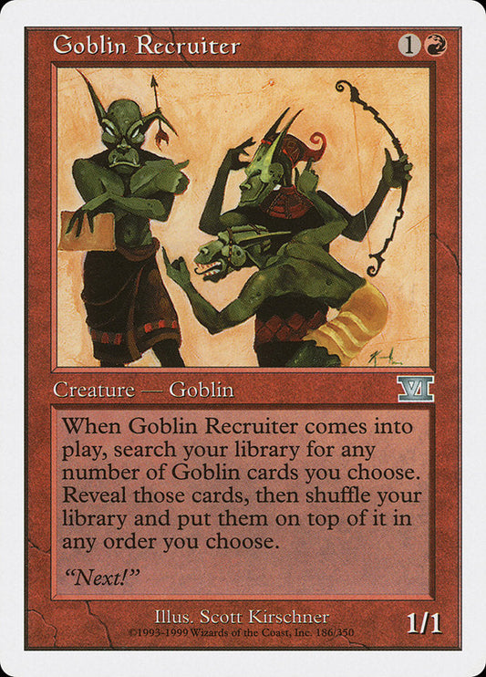 Goblin Recruiter [Sixth Edition]