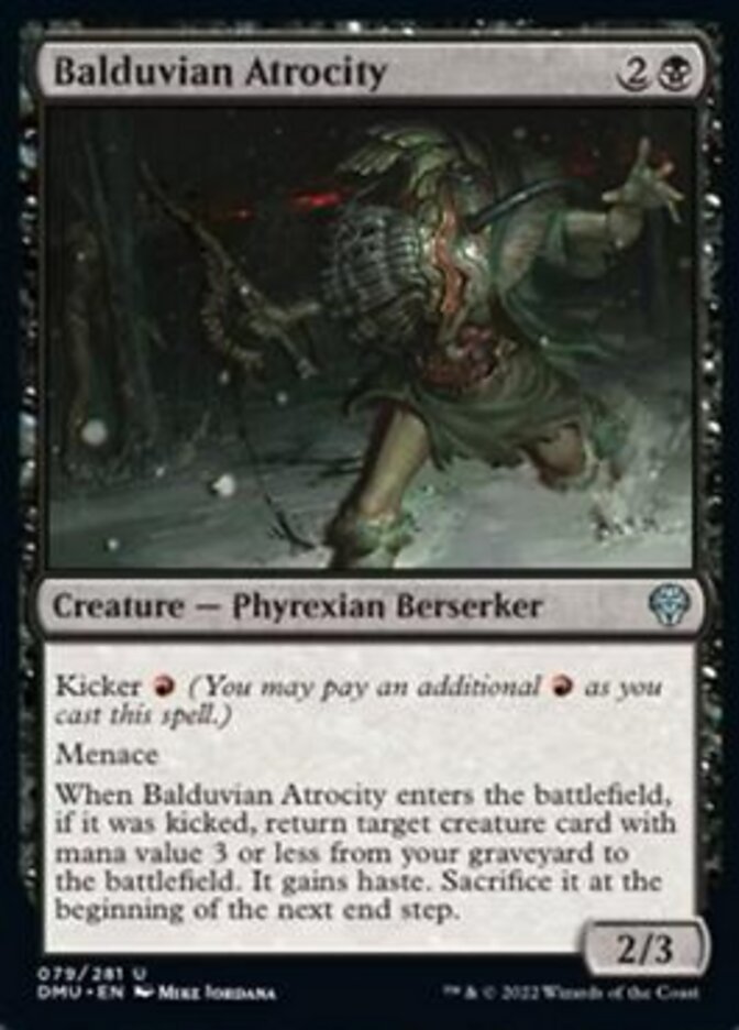 Balduvian Atrocity [Dominaria United] [Foil]