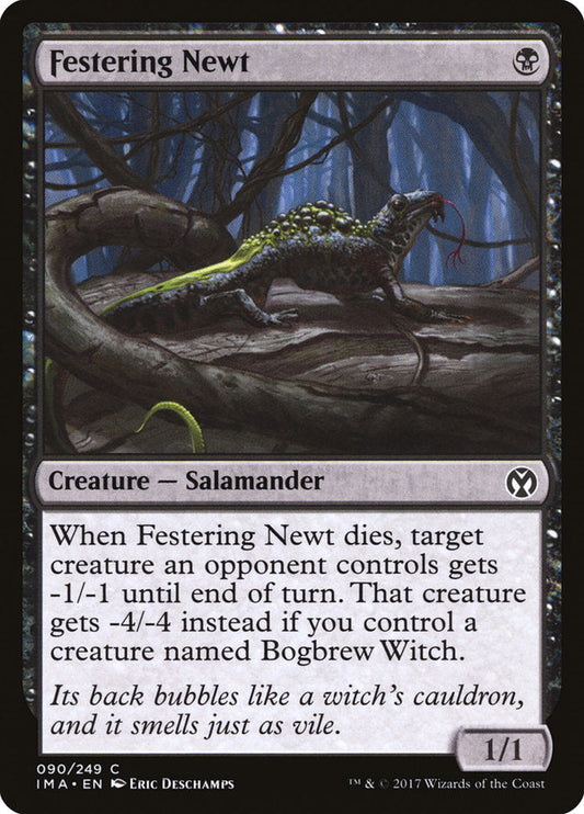Festering Newt [Iconic Masters] [Foil]