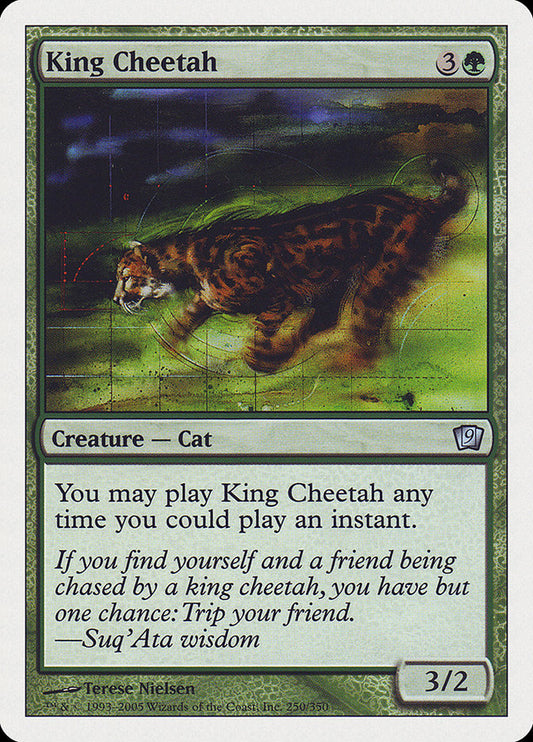 King Cheetah [Ninth Edition] [Foil]
