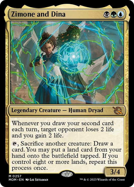 Zimone and Dina [March of the Machine] [Foil]