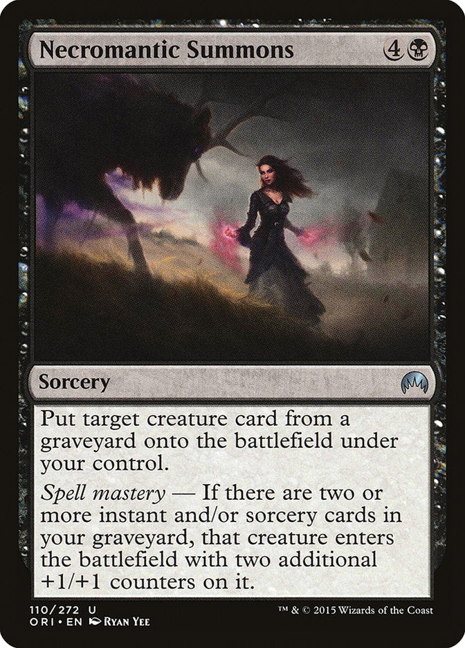 Necromantic Summons [Magic Origins] [Foil]