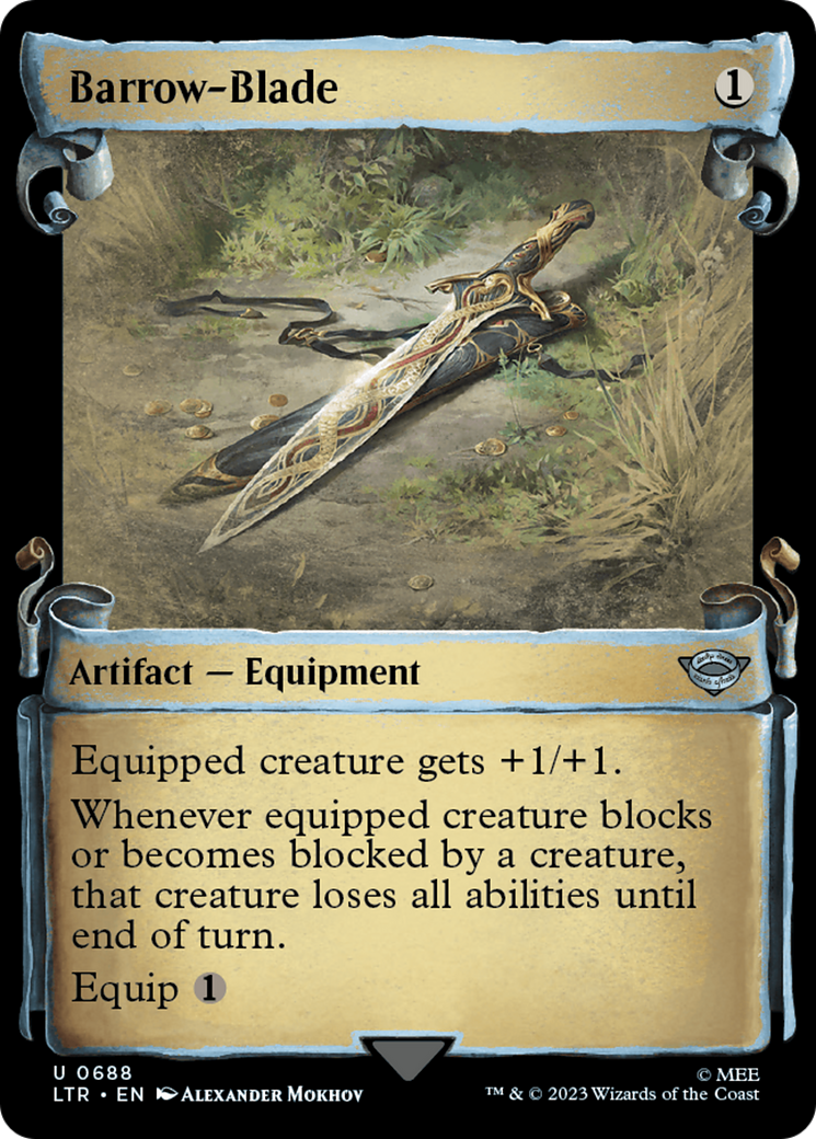 Barrow-Blade [The Lord of the Rings: Tales of Middle-Earth Showcase Scrolls] [Foil]