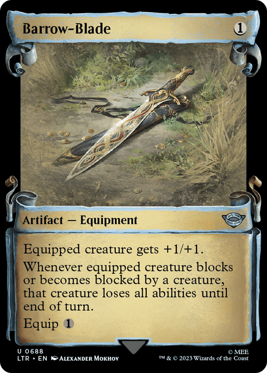 Barrow-Blade [The Lord of the Rings: Tales of Middle-Earth Showcase Scrolls] [Foil]