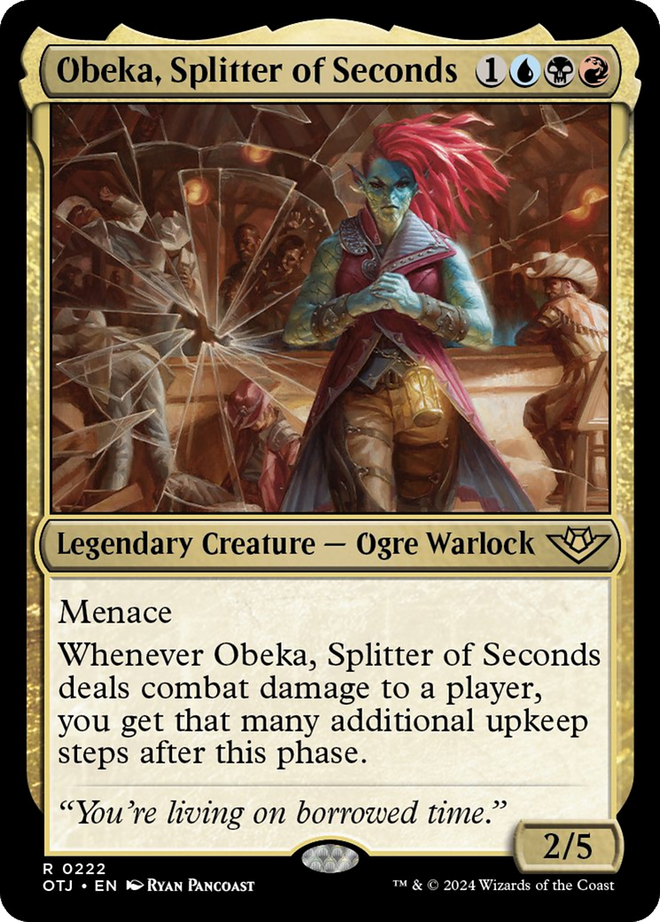 Obeka, Splitter of Seconds [Outlaws of Thunder Junction] [Foil]