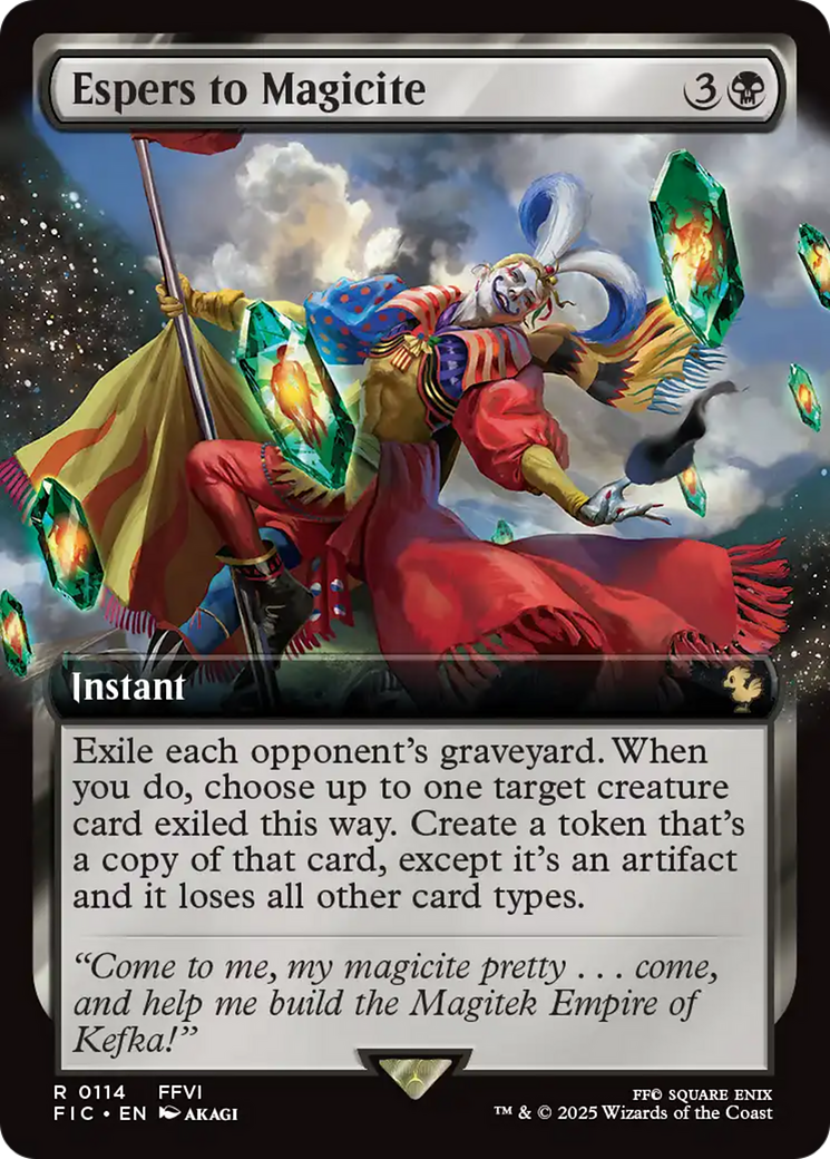 Espers to Magicite (Extended Art) [FINAL FANTASY Commander] [Foil]