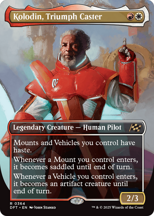 Kolodin, Triumph Caster (Borderless) [Aetherdrift] [Foil]