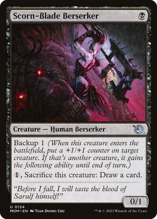 Scorn-Blade Berserker [March of the Machine] [Foil]