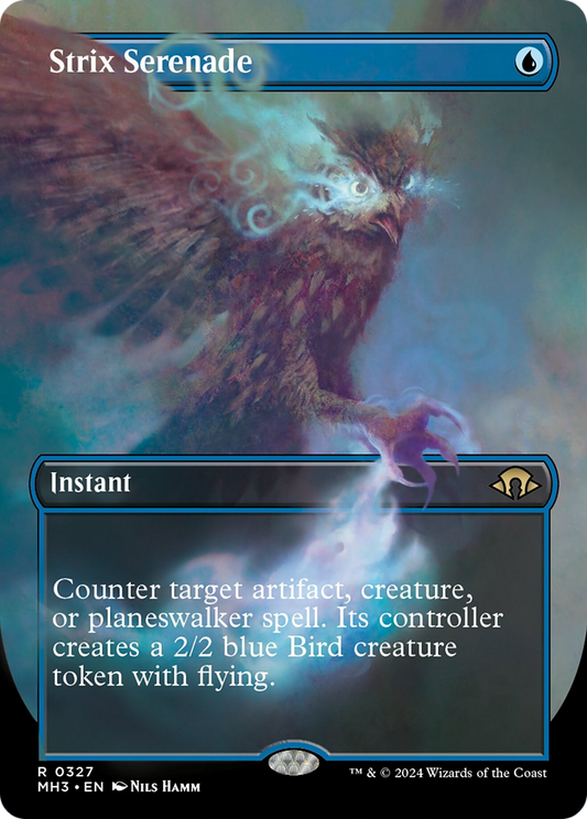Strix Serenade (Borderless) [Modern Horizons 3] [Foil]