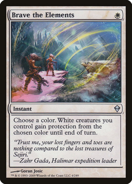 Brave the Elements [Zendikar] [Foil]