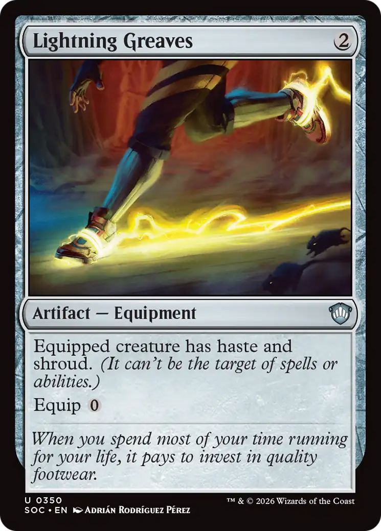 Lightning Greaves [Secrets of Strixhaven Commander] [Foil]