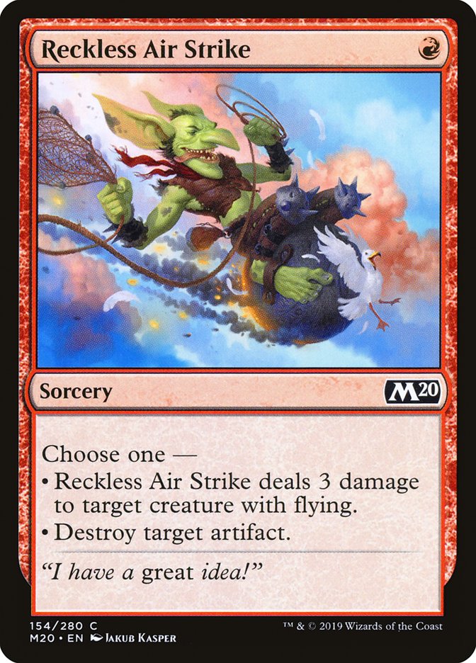 Reckless Air Strike [Core Set 2020] [Foil]