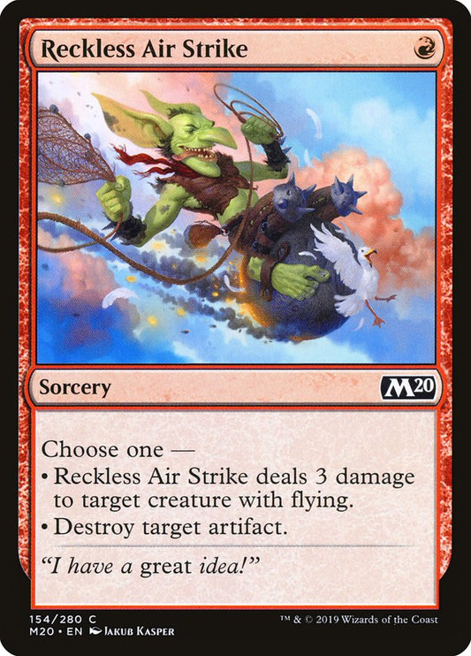 Reckless Air Strike [Core Set 2020] [Foil]