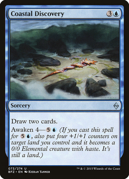 Coastal Discovery [Battle for Zendikar] [Foil]