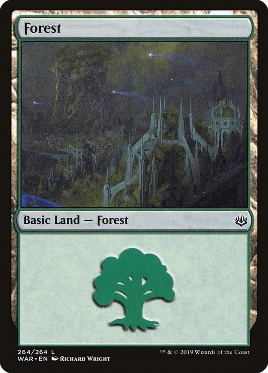 Forest (264) [War of the Spark] [Foil]