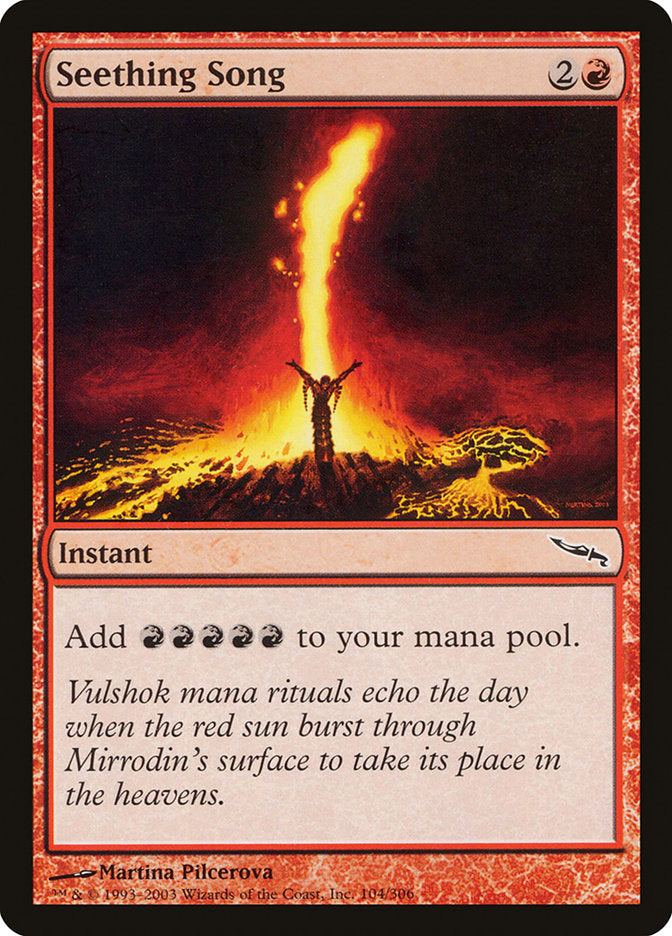 Seething Song [Mirrodin] [Foil]