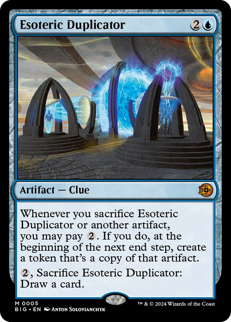 Esoteric Duplicator [Outlaws of Thunder Junction: The Big Score] [Foil]
