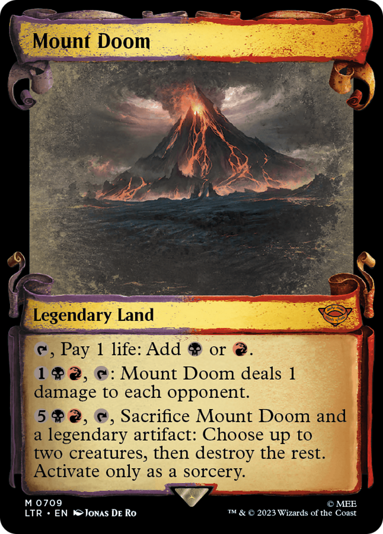 Mount Doom [The Lord of the Rings: Tales of Middle-Earth Showcase Scrolls] [Foil]