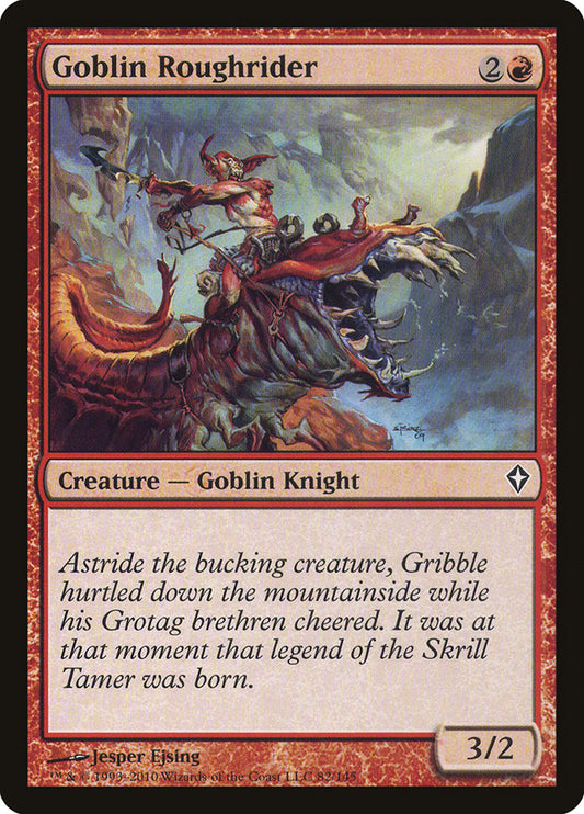 Goblin Roughrider [Worldwake] [Foil]