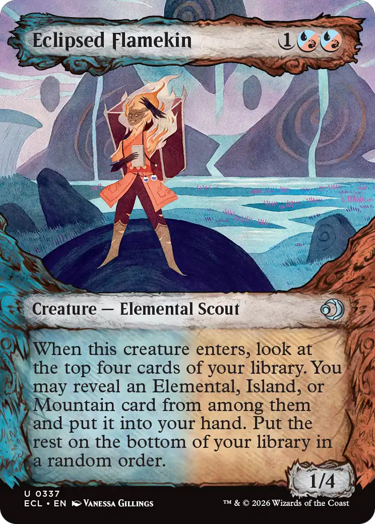 Eclipsed Flamekin (Showcase) [Lorwyn Eclipsed] [Foil]