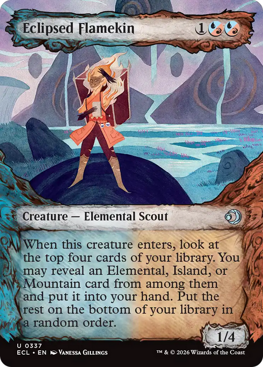 Eclipsed Flamekin (Showcase) [Lorwyn Eclipsed] [Foil]
