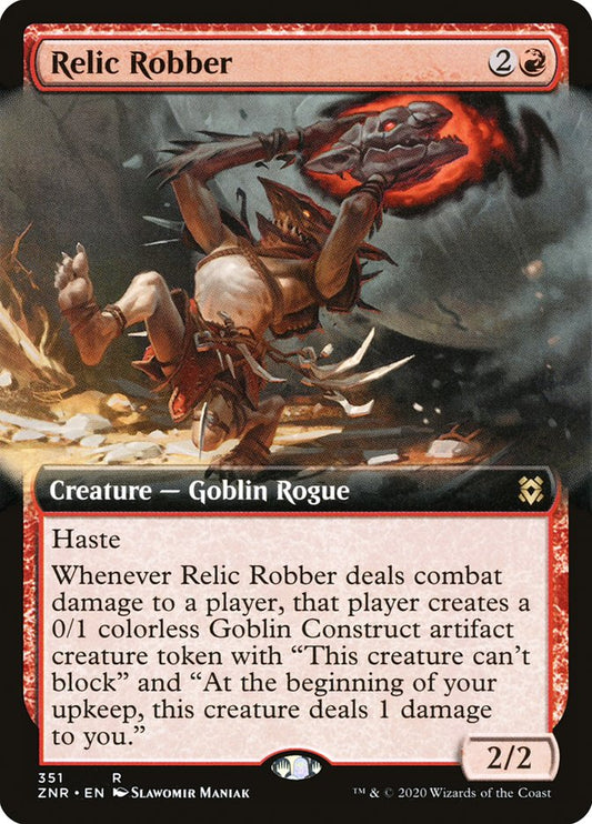 Relic Robber (Extended Art) [Zendikar Rising] [Foil]