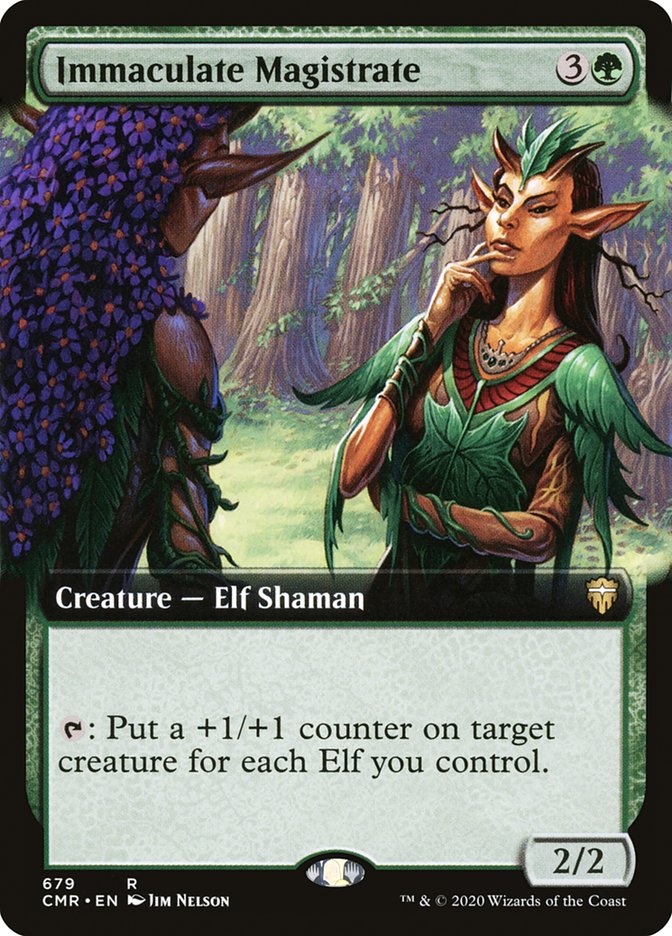 Immaculate Magistrate (Extended Art) [Commander Legends] [Foil]