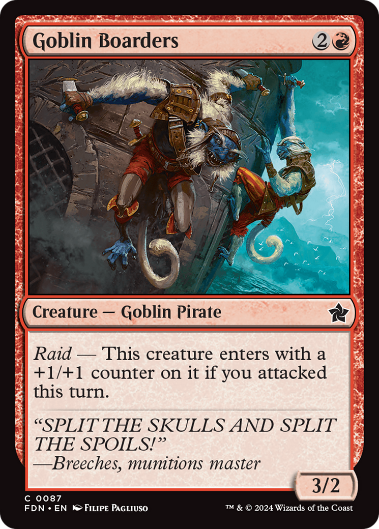 Goblin Boarders [Foundations] [Foil]