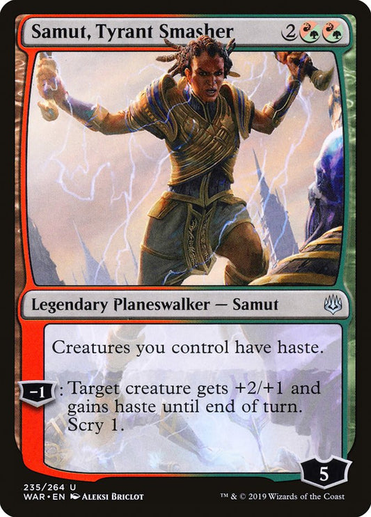 Samut, Tyrant Smasher [War of the Spark] [Foil]