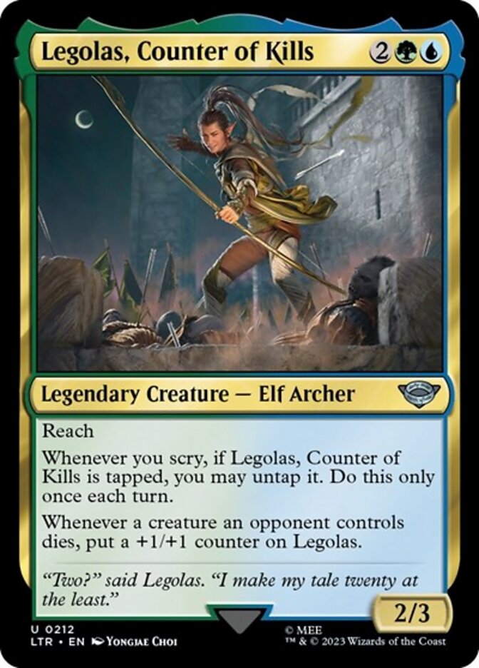 Legolas, Counter of Kills [The Lord of the Rings: Tales of Middle-Earth] [Foil]