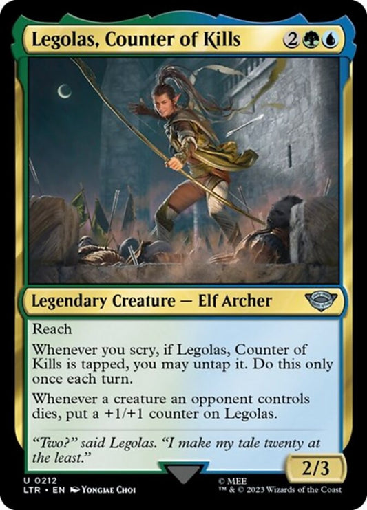 Legolas, Counter of Kills [The Lord of the Rings: Tales of Middle-Earth] [Foil]