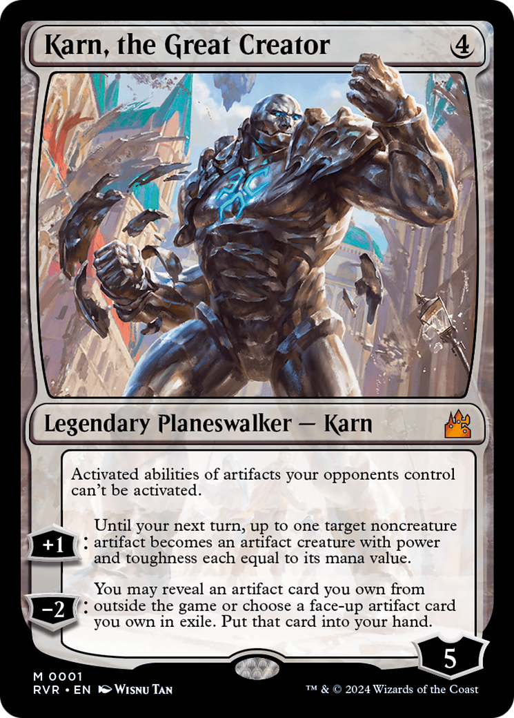 Karn, the Great Creator [Ravnica Remastered] [Foil]