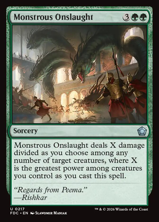 Monstrous Onslaught [Foundations Commander]