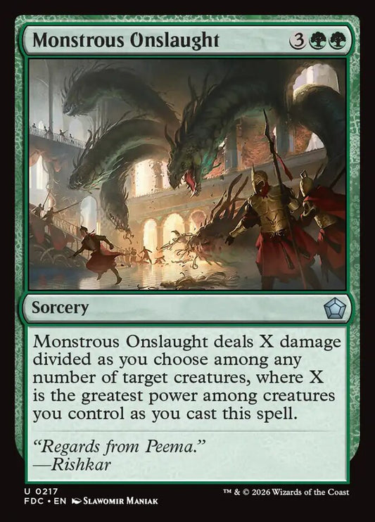 Monstrous Onslaught [Foundations Commander]