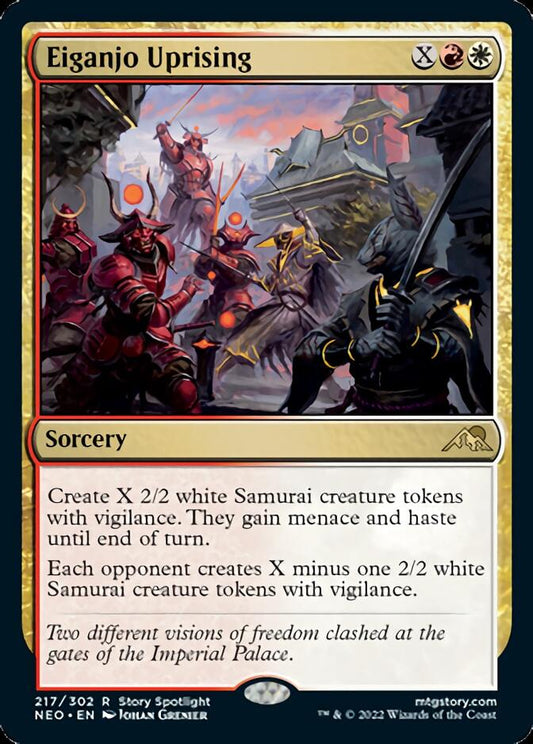 Eiganjo Uprising [Kamigawa: Neon Dynasty] [Foil]